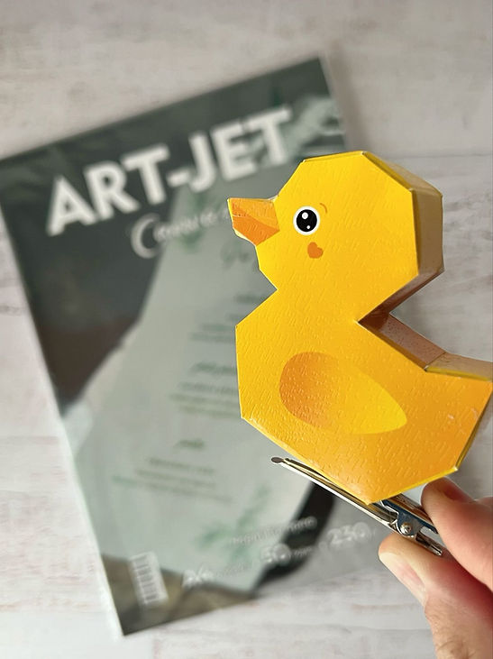 Plantilla de patito por Frogcreativo